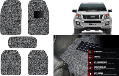 Auto Kite Plastic, PVC Standard Mat For  Isuzu MU-7 -2014(Black, Grey)