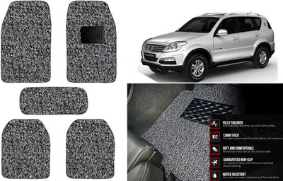Auto Kite Plastic, PVC Standard Mat For  Mahindra Rexton(Black, Grey)