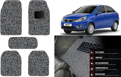Auto Kite Plastic, PVC Standard Mat For  Tata Zest(Black, Grey)