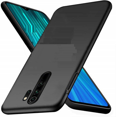 COVERBLACK Back Cover for Mi Redmi Note 8 Pro(Black, Grip Case, Pack of: 1)