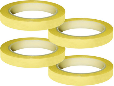 VCR Double Sided Handheld Double Side Foam Tape (Manual)(Set of 4, Yellow)