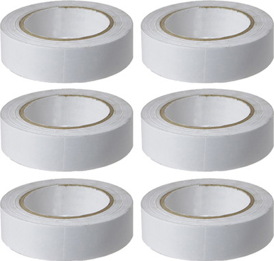 VCR Double Sided Handheld Tissue Tape (Manual)(Set of 6, White)