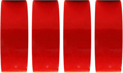 VCR Single Sided Handheld Red Color Tape (Manual)(Set of 4, Red)