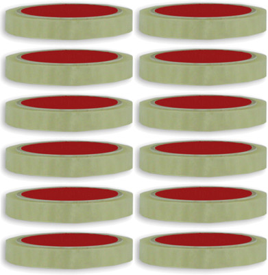 VCR Single Sided Handheld Transparent Tape (Manual)(Set of 12, Transparent)