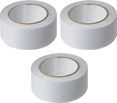 VCR Double Sided Handheld Double Side Tissue Tape (Manual)(Set of 6, White)