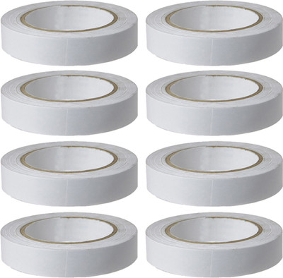 VCR Double Sided Handheld Tissue Tape (Manual)(Set of 8, White)