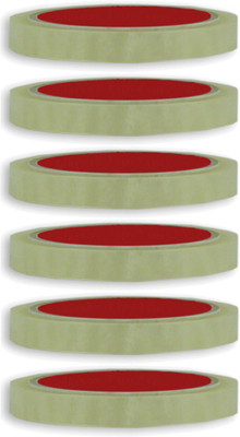VCR Single Sided Handheld Transparent Tape (Manual)(Set of 6, Transparent)