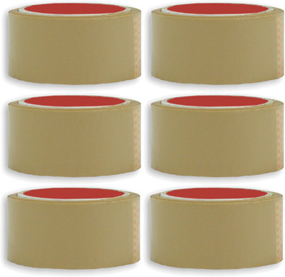 VCR Single Sided Handheld Brown Tape (Manual)(Set of 6, Brown)