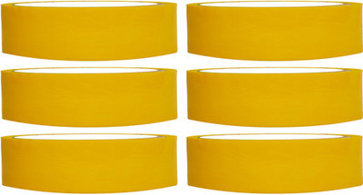 VCR Single Sided Handheld Yellow Color Tape (Manual)(Set of 6, Yellow)