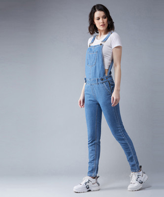 DOLCE CRUDO Women Blue Dungaree