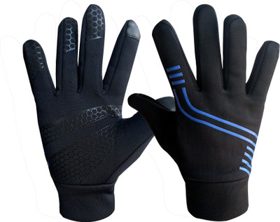 DreamPalace India Waterproof Winter Outdoor Gloves Athletic Touch Screen Gloves Riding Gloves(Blue)