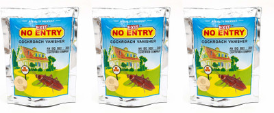 Exit No Entry Cockroach Vanisher Paste (100 g X 3 Pack)(3 x 100 g)