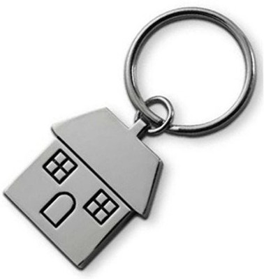 Universal Silver Metal House Keychain Key Chain Key Chain