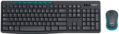 Logitech MK275 Mouse & Wireless Laptop Keyboard (Black)