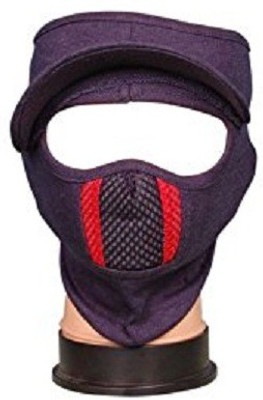 IM UNIQUE Blue Bike Face Mask for Men(Size: Free,  Balaclava)
