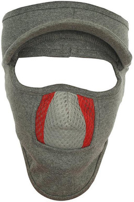 H-Store Grey Bike Face Mask for Men & Women(Size: Free,  Balaclava)