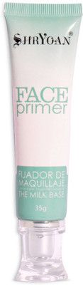 Shryoan Milk-Based Face Primer | Gel-Based, Herbal Mattifying Primer & Smoothens Pores Primer  - 35 g(white)