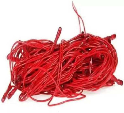 ACCESSORIZEMEII 26 LEDs 10.16 m Red Steady String Rice Lights(Pack of 1)