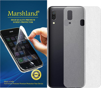 MARSHLAND Back Screen Guard for samsung galaxy a20(Pack of 1)