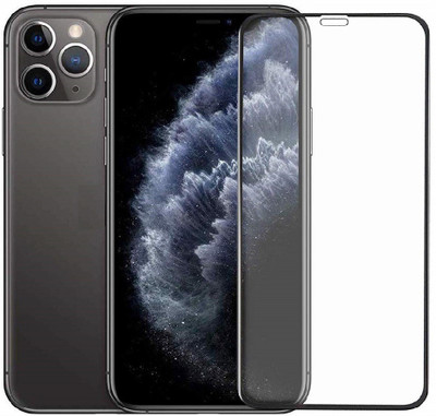 Msons Edge To Edge Tempered Glass for Apple iPhone 11 Pro Max (6.5) | 11D Anti Scratch 9H Hardness Cover Friendly Anti Shatter Proof Full Edge(Pack of 1)