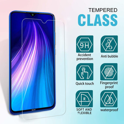 MOBIRUSH Tempered Glass Guard for Xiaomi Redmi Note 8 Pro(Pack of 1)