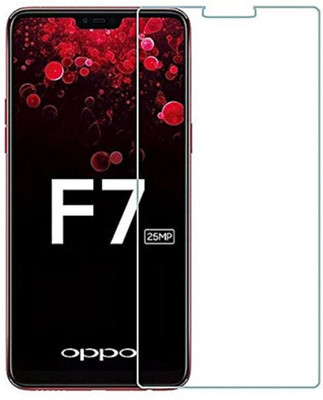 DSCASE Tempered Glass Guard for OPPO F7(Pack of 1)