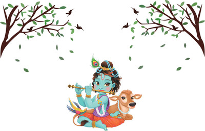 wildartcreation 45 cm Wall Stickers | Wall Sticker for Living Room -Bedroom - Office - Home Hall Deco Self Adhesive Sticker(Pack of 1)