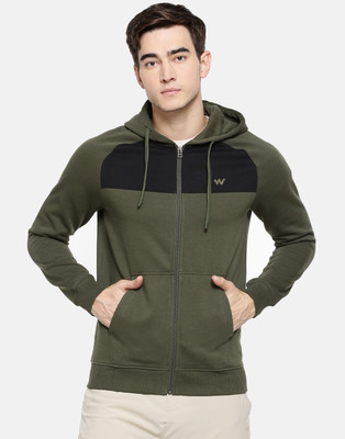 Wildcraft Full Sleeve Color Block Men Sweatshirt