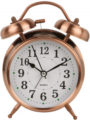 Aksvita Analog Gold Clock