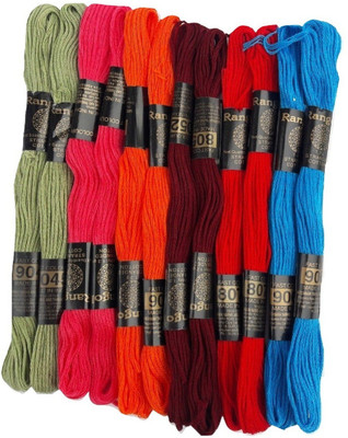 durja Multicolor Thread(7 m Pack of12)