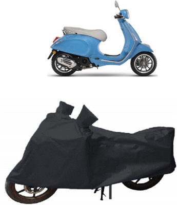 Shree ji traders Two Wheeler Cover for Piaggio(Vespa, Black)