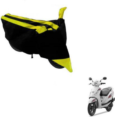 High Quality Waterproof Two Wheeler Cover for TVS(Wego, Yellow, Black)