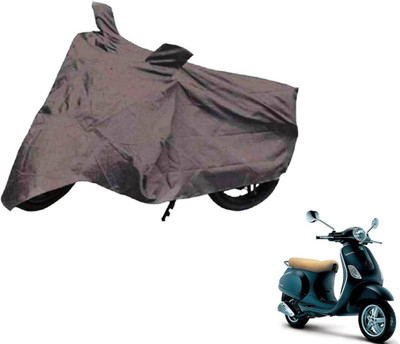 NIKS Two Wheeler Cover for Universal For Bike(Piaggio Vespa, Grey)