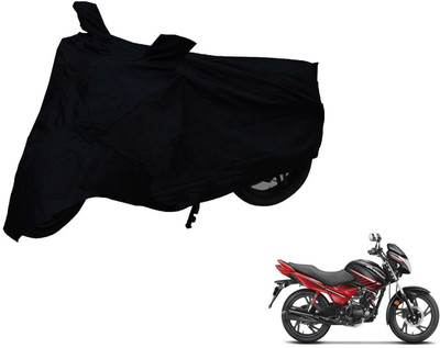 Auto Hub Two Wheeler Cover for Hero(Glamour, Black)