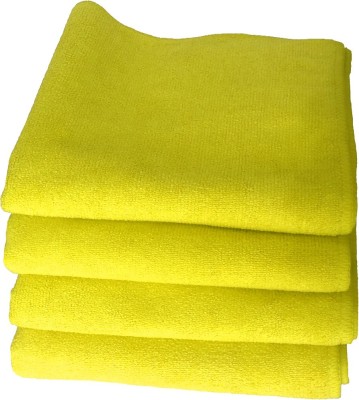 ACT Enterprises Microfiber Vehicle Washing  Cloth(Pack Of 4, 210 GSM)