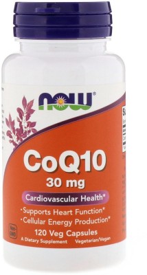 Now Foods CoQ10, 30 mg, 120 Veg Capsules(30 mg)