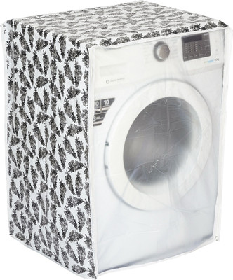 SWASTIK Front Loading Washing Machine  Cover(Width: 59.8 cm, White, Black, Silver)