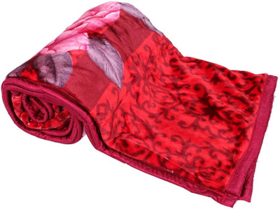 Indcrown Printed Single AC Blanket for  AC Room(Microfiber, Multicolor)