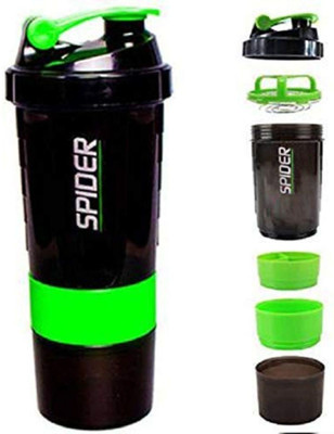Anmol Collection 500 ml Plastic Shaker(Pack of 1, Black)