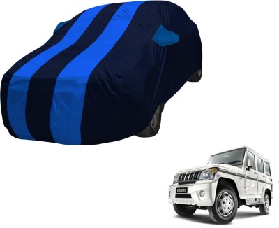 Amanzo Car Cover For Mahindra Bolero (With Mirror Pockets)(Blue, Blue)