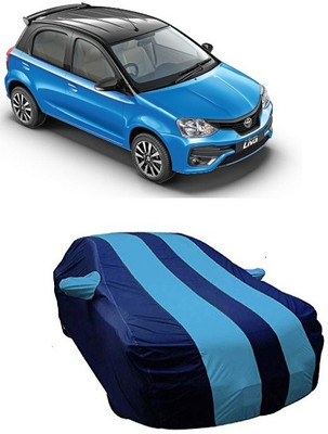 DgTrendz Car Cover For Toyota Etios Liva (With Mirror Pockets)(Multicolor)