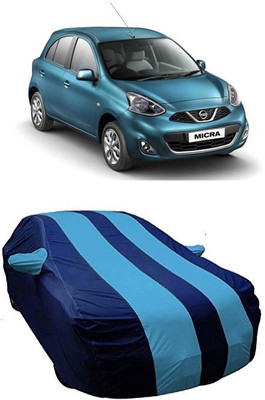 DgTrendz Car Cover For Nissan Micra (With Mirror Pockets)(Multicolor)