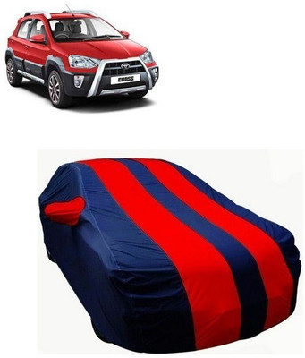 DgTrendz Car Cover For Toyota Etios Cross (With Mirror Pockets)(Multicolor)