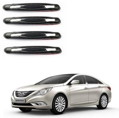 Autofetch Plastic Car Door Guard(Black, Pack of 4, Hyundai, Sonata Embera)