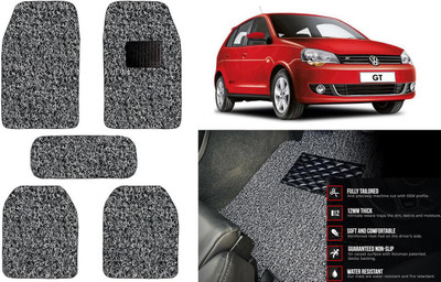 Auto Kite Plastic, PVC Standard Mat For  Volkswagen Polo GT(Black, Grey)