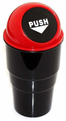 Aryshaa Mini Car Trash Bin Can Holder Dustbin Multi Color Plastic Dustbin(Multicolor)