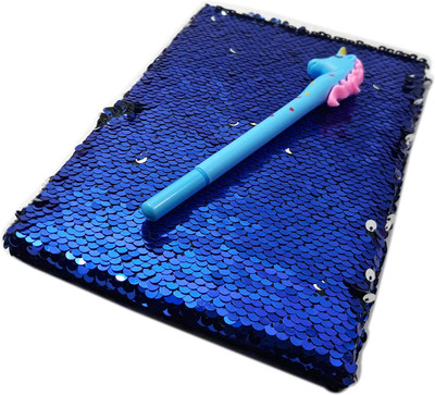 MAJESTIC BASKET Gift Regular Diary Ruled 160 Pages(Blue, Silver)