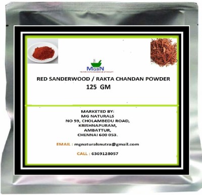 MGBN RED SANDERWOOD/RAKTA CHANDAN POWDER 125 GM(125 g)