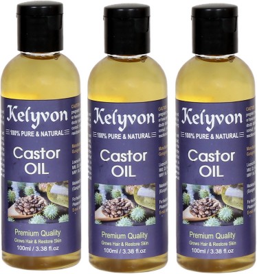 Kelyvon Natural Castor Hair Oil 300ml Hair Oil(300 ml)