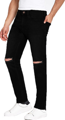 NEET Slim Men Black Jeans